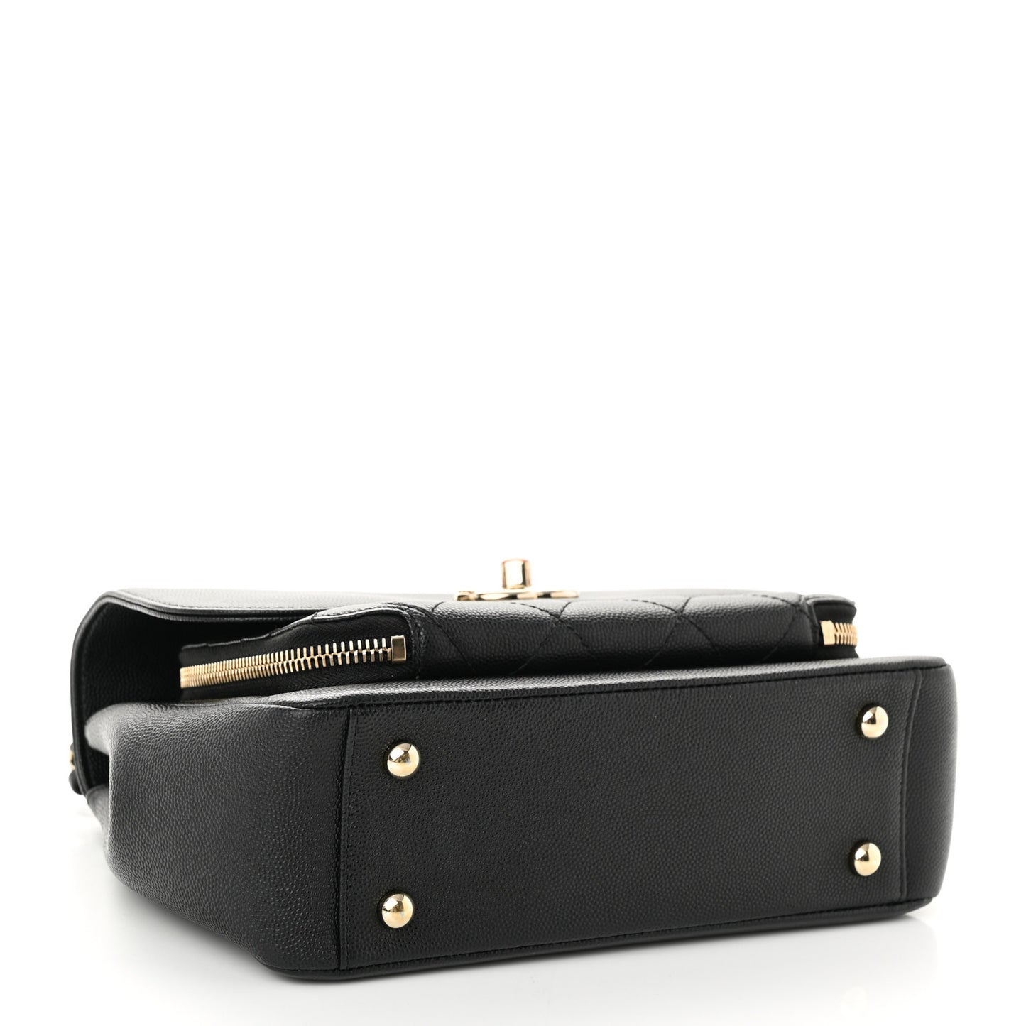 Caviar Quilted Medium Business Affinity Flap Black