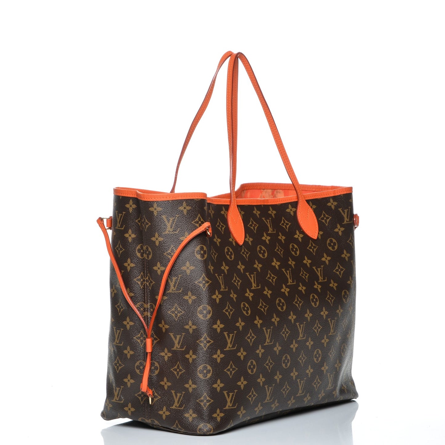 Monogram Articles de Voyage Ikat San Francisco LV Cup Neverfull GM Orange