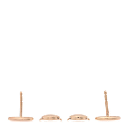 Hermes 18K Rose Gold TPM Farandole Stud Earrings 3 of 5