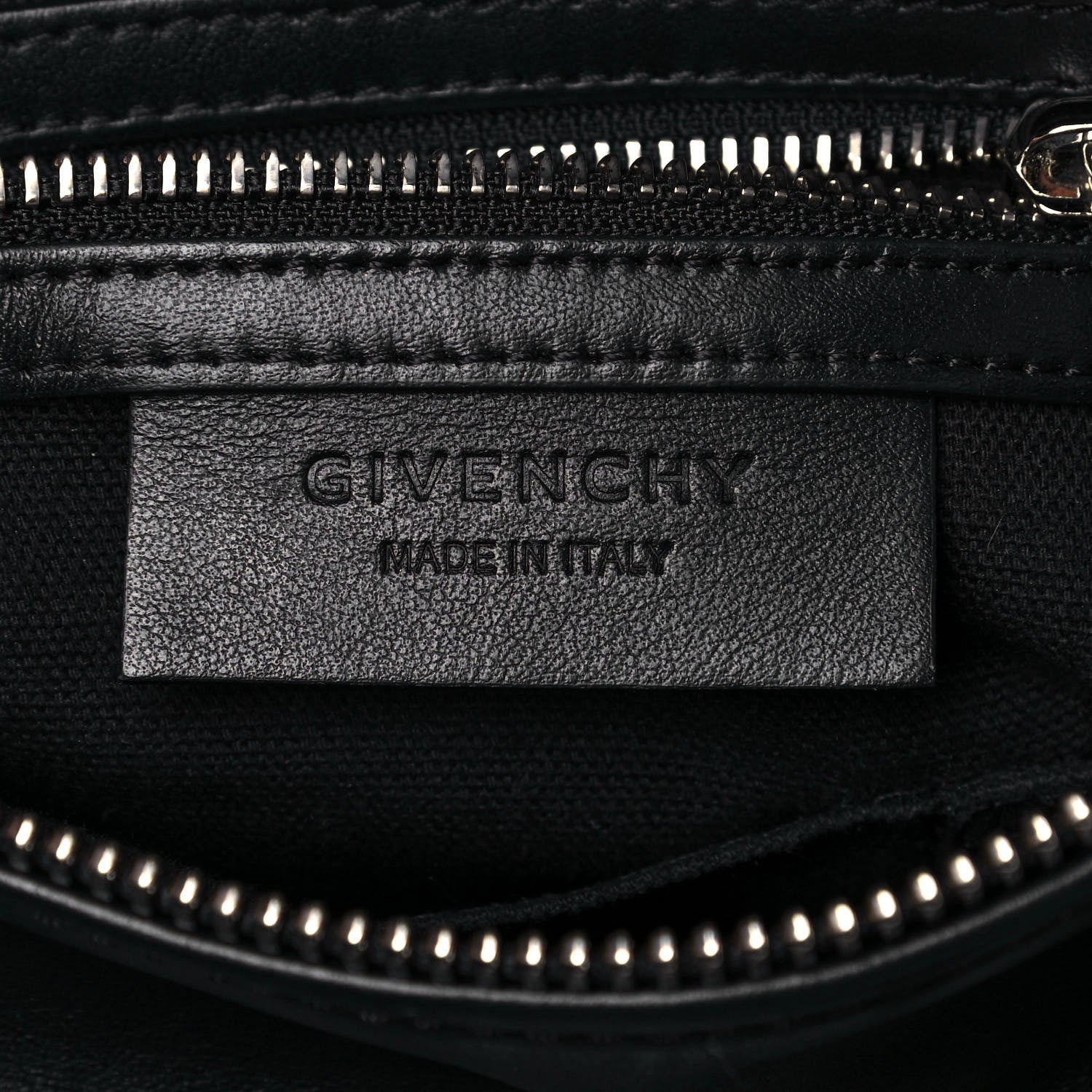 Givenchy Calfskin Small Pandora Logo Strap Black 6 of 14