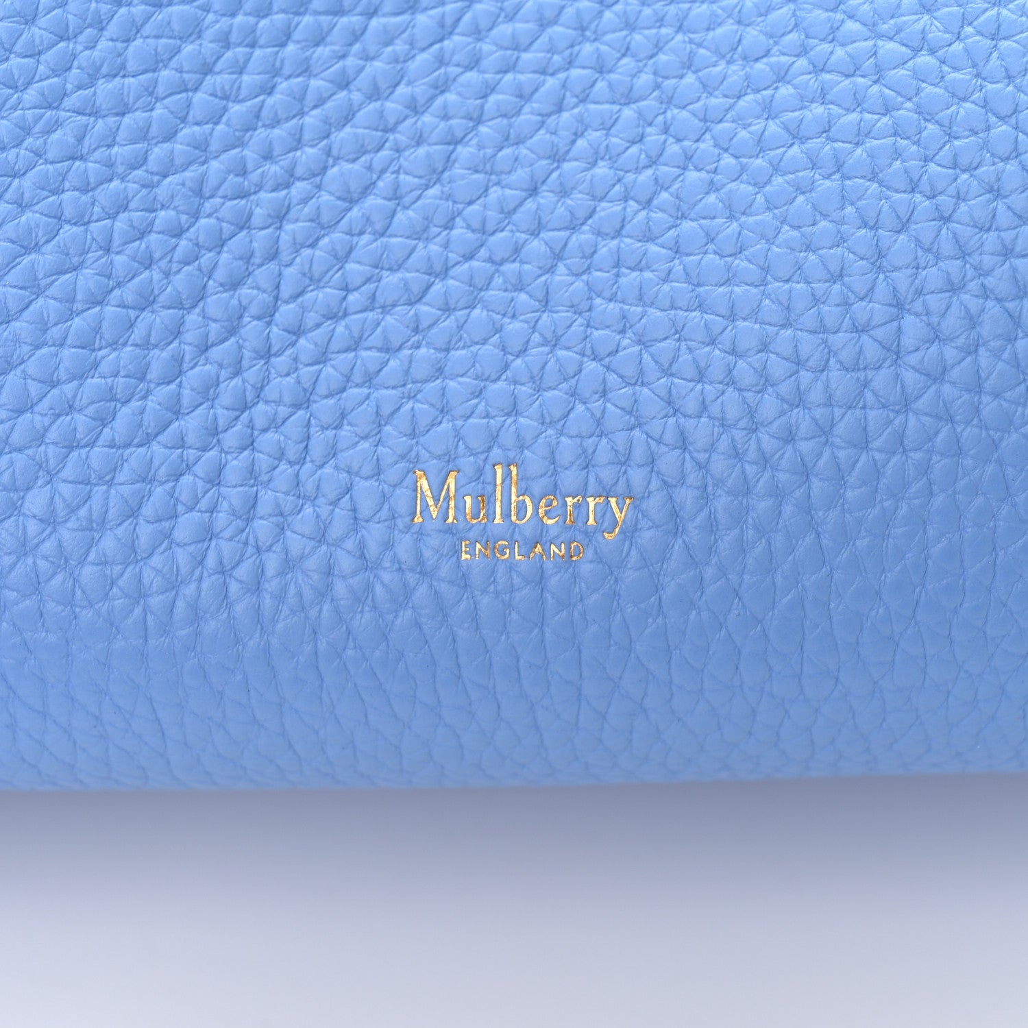 Mulberry Heavy Grain Small Iris Tote Cornflower Blue 6 of 10
