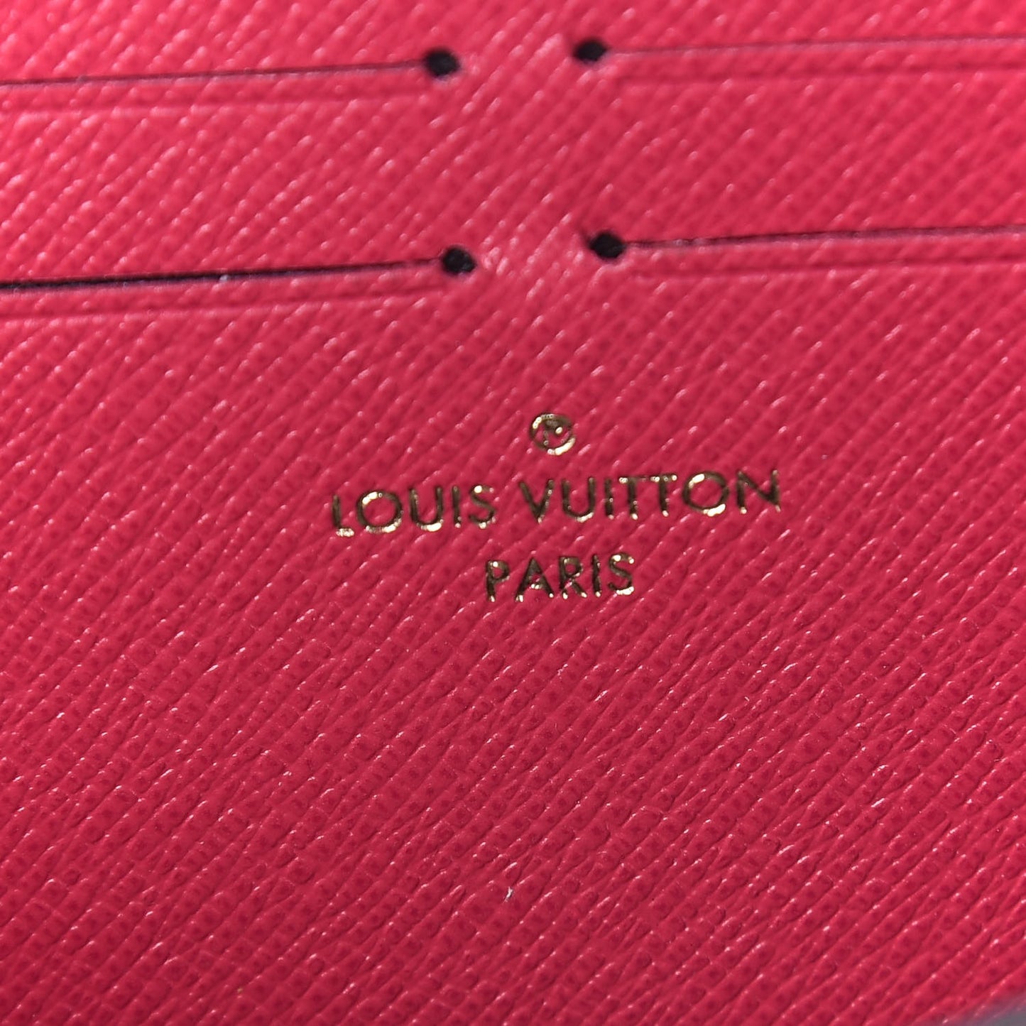 Monogram Clemence Wallet Fuchsia