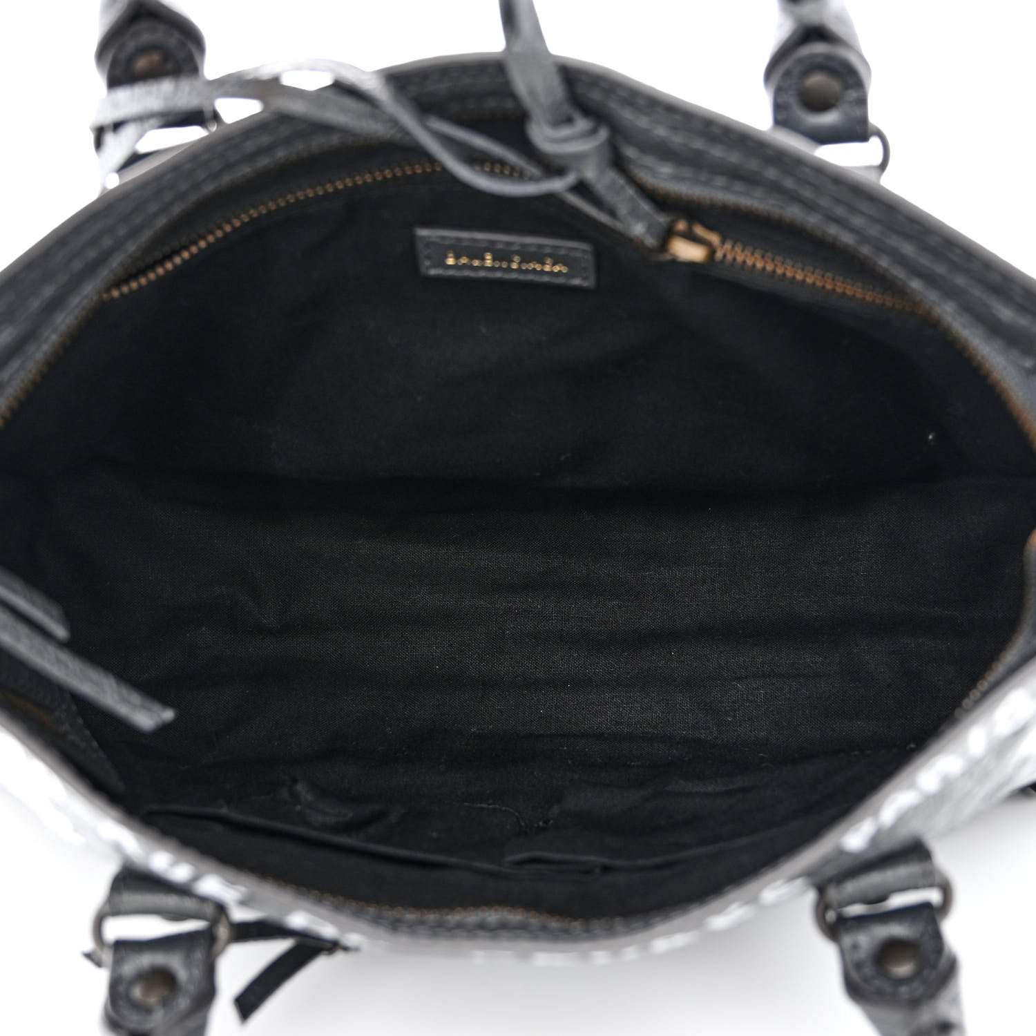 Balenciaga Agneau Arena Graffiti All Over Classic Hardware S City Gris Fossile White 5 of 11