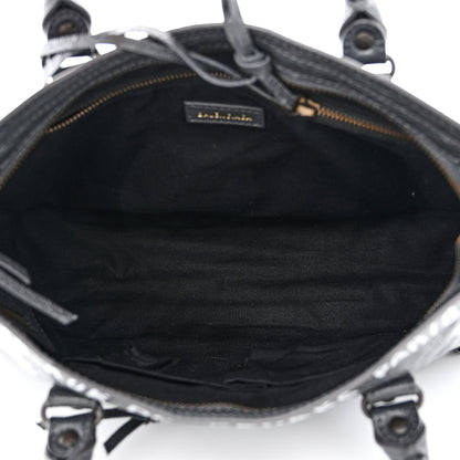 Balenciaga Agneau Arena Graffiti All Over Classic Hardware S City Gris Fossile White 5 of 11