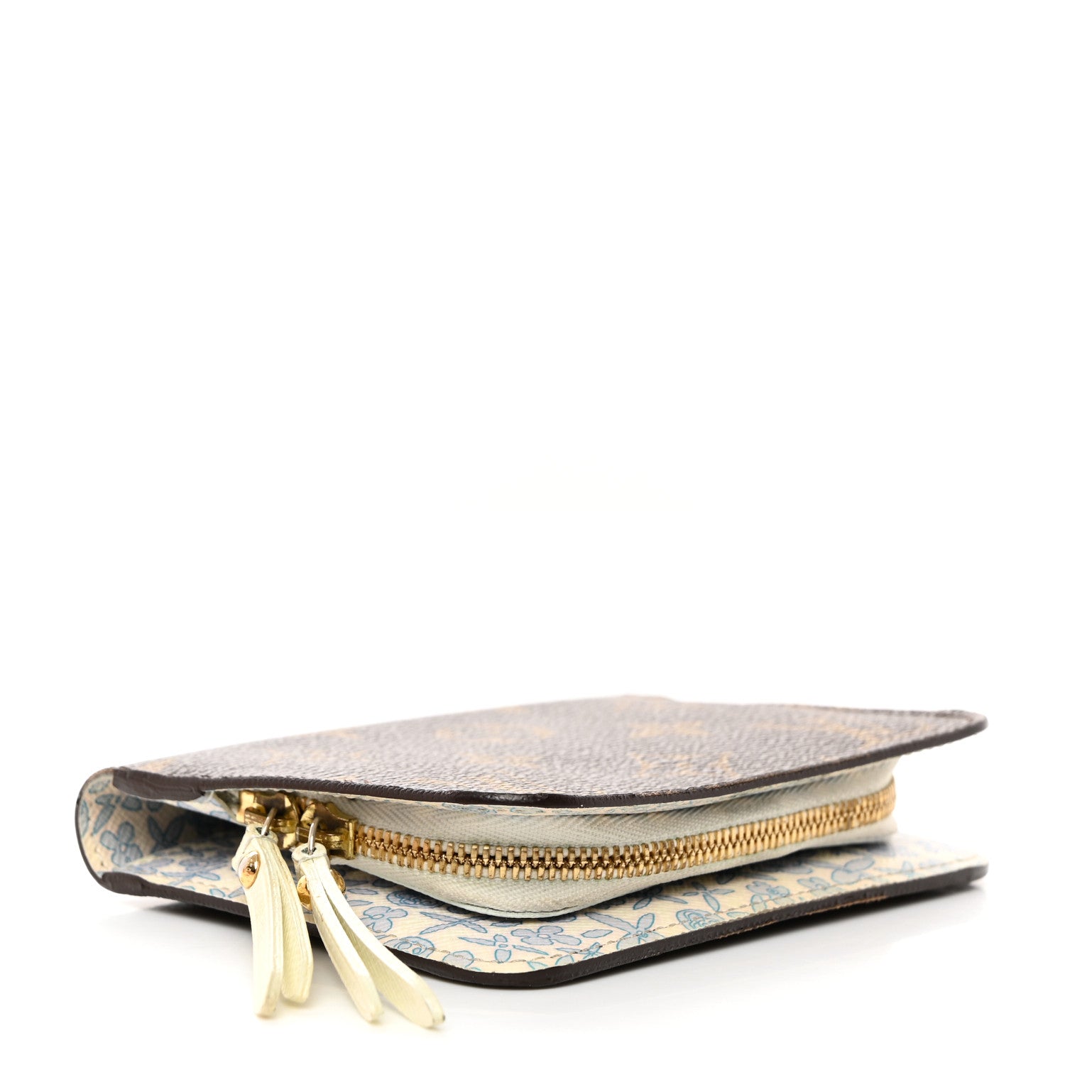 Louis Vuitton Monogram Fleuri Insolite PM Wallet Violet 4 of 9