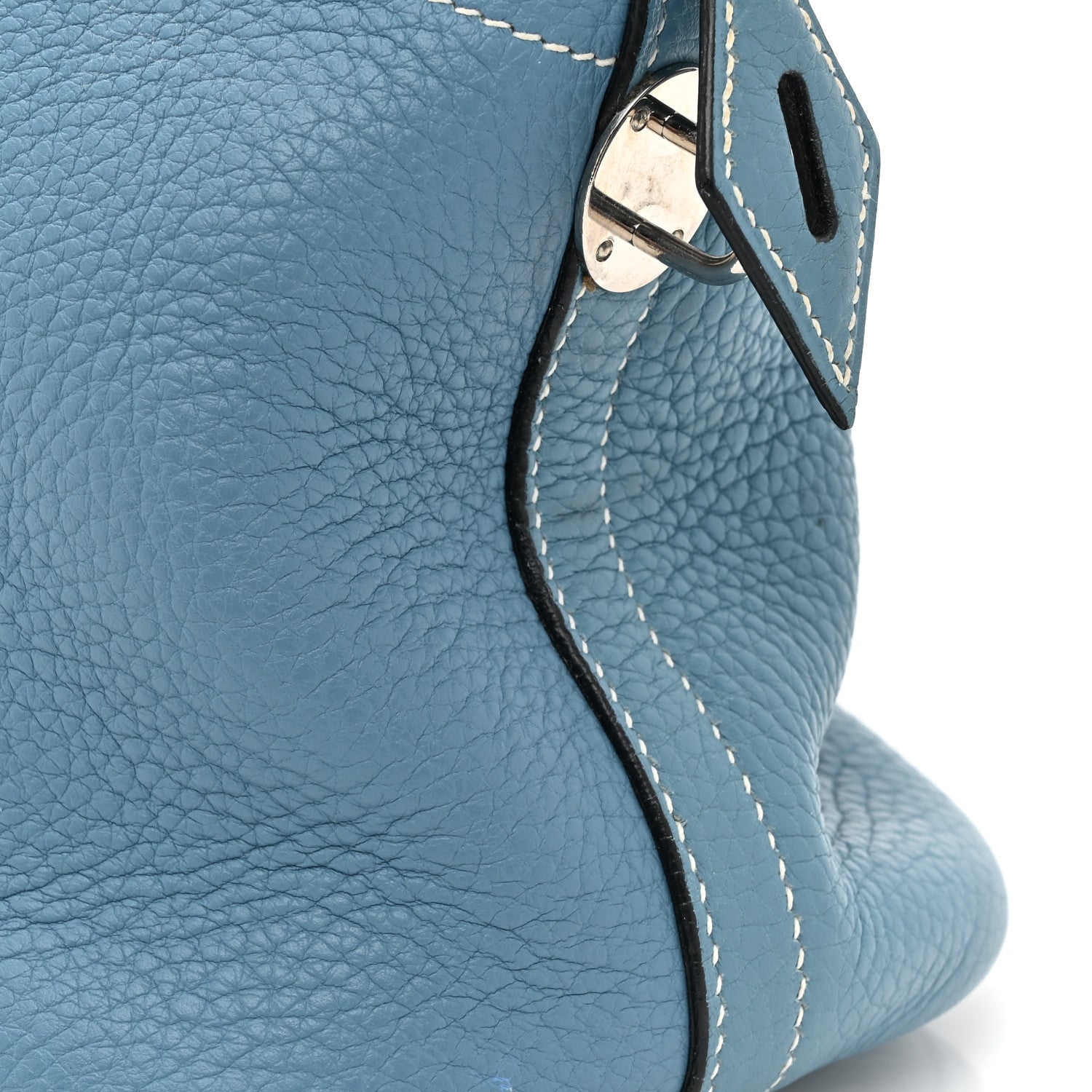 Hermes Taurillon Clemence Bolide 31 Blue Jean 13 of 17