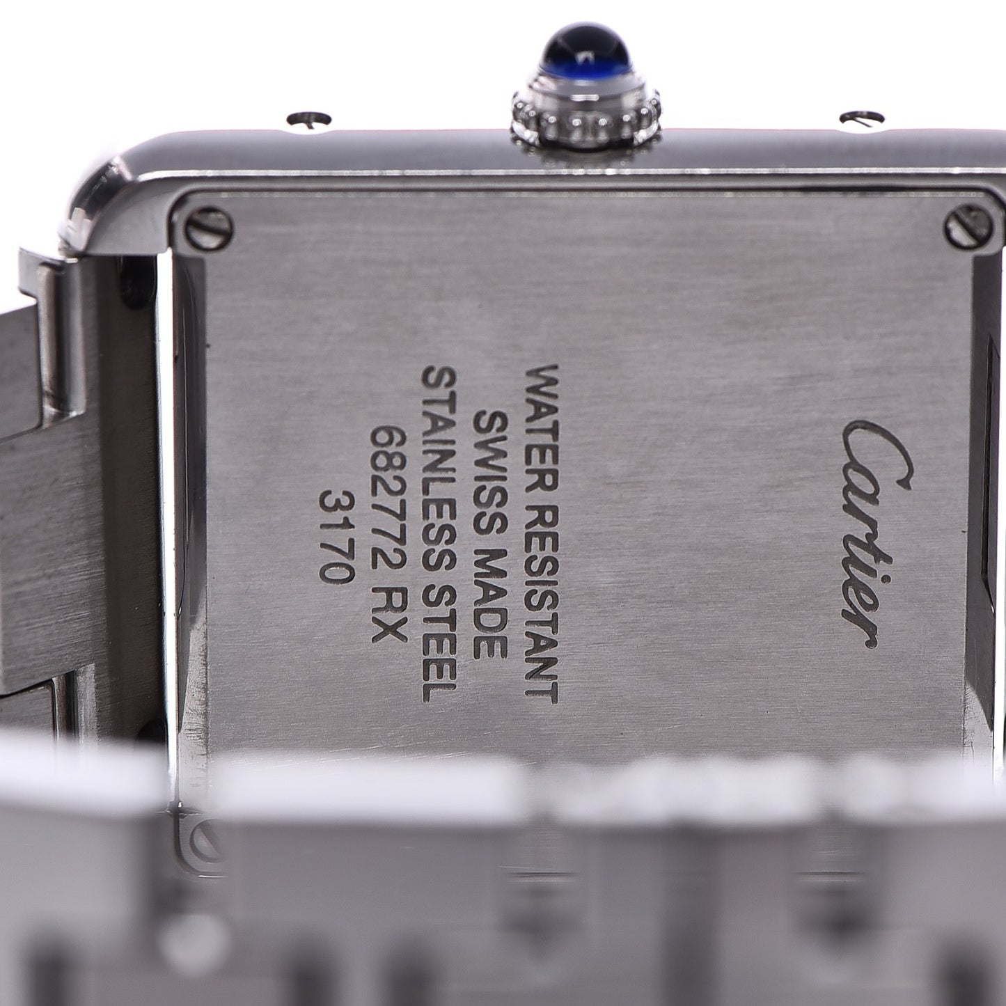 Stainless Steel 24mm Tank Solo Quartz Watch