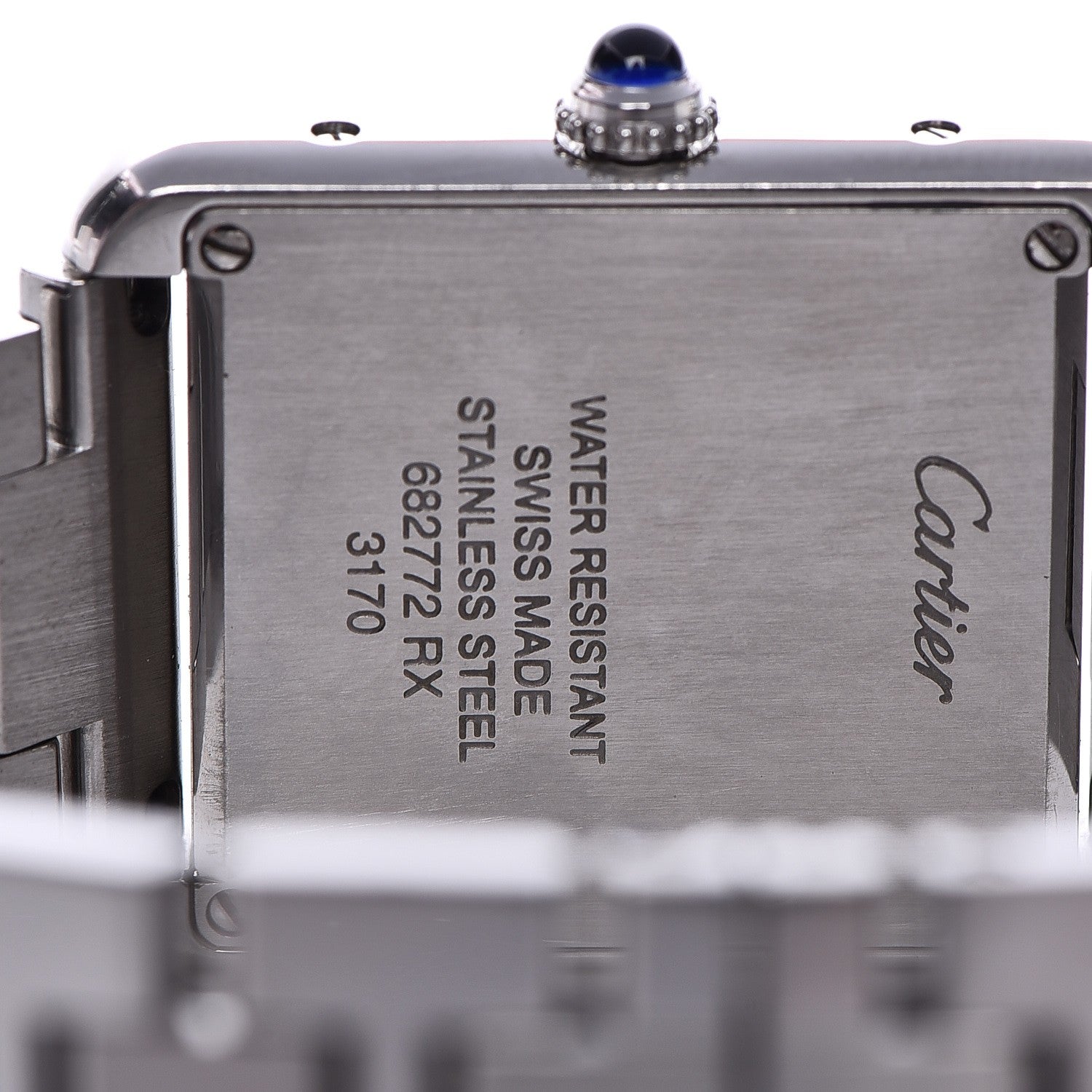 Cartier Stainless Steel 24mm Tank Solo Quartz Watch 4 of 9