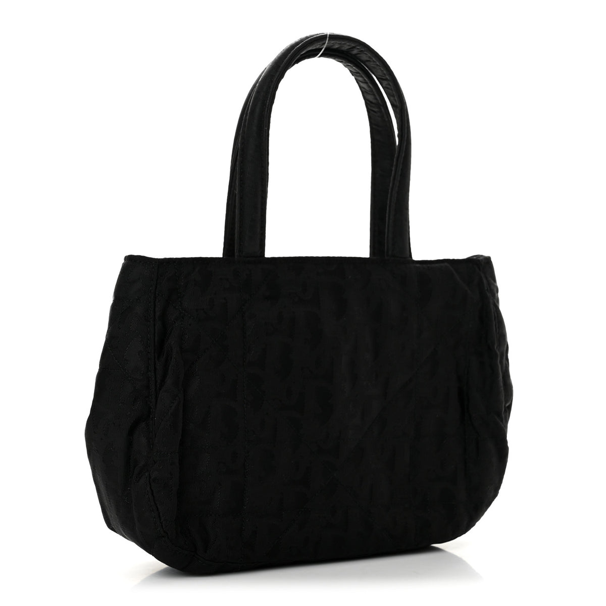 Nylon Cannage Panarea Tote  Black