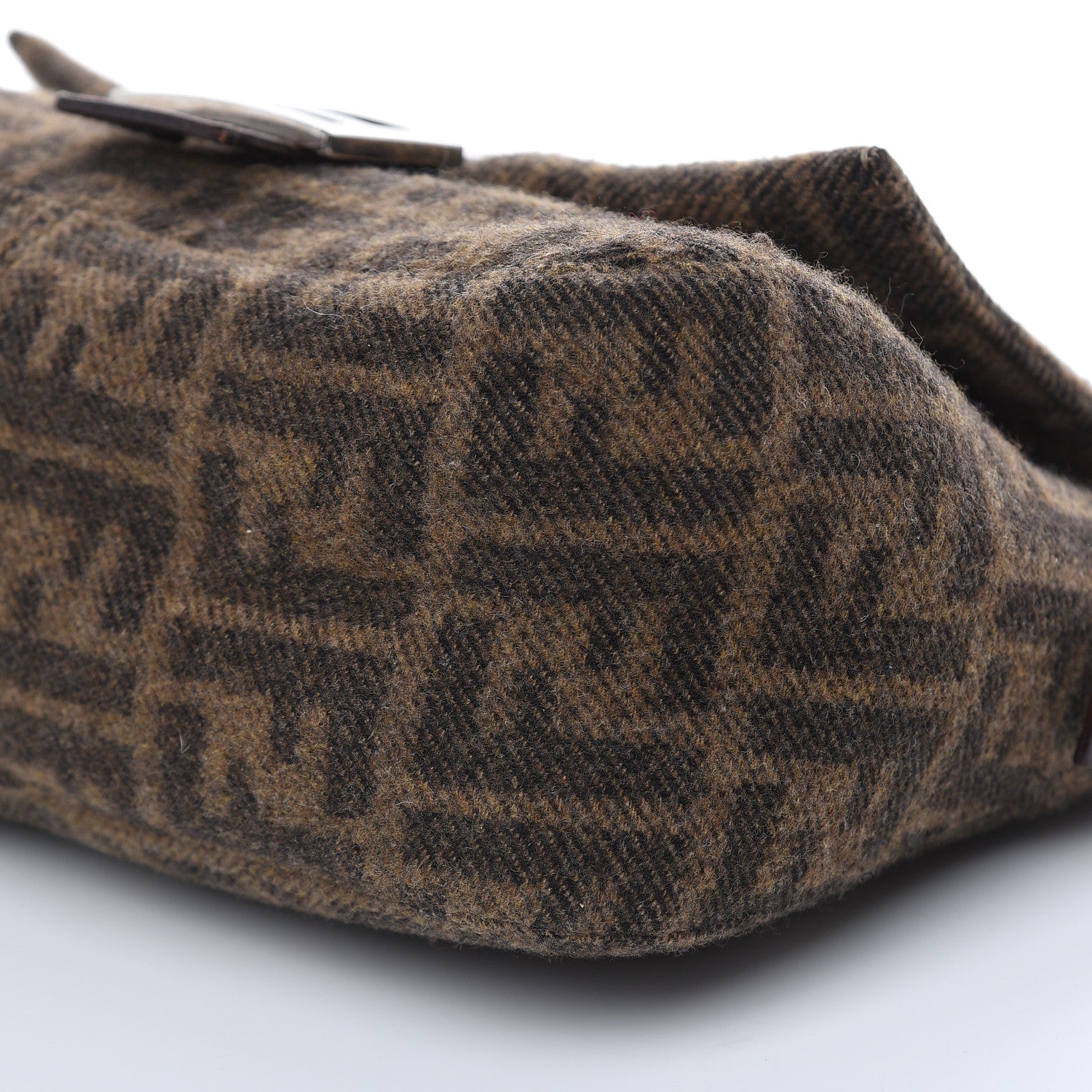 Fendi Wool Zucca Mama Baguette Tobacco 8 of 11