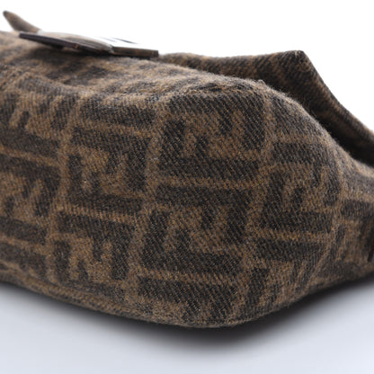 Fendi Wool Zucca Mama Baguette Tobacco 8 of 11