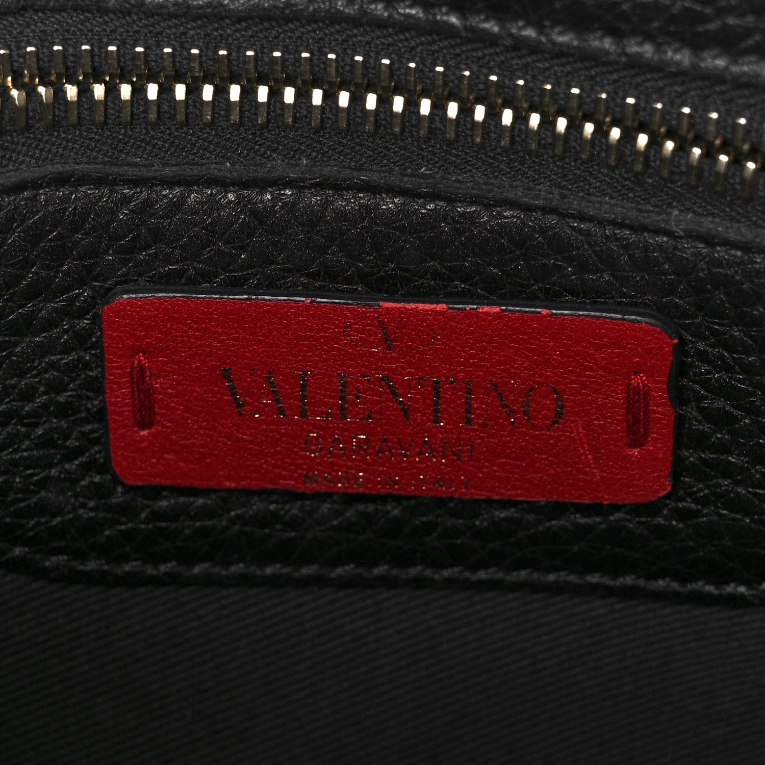 Valentino Garavani Pebbled Calfskin Small Rockstud Crossbody Flap Bag Black 6 of 10