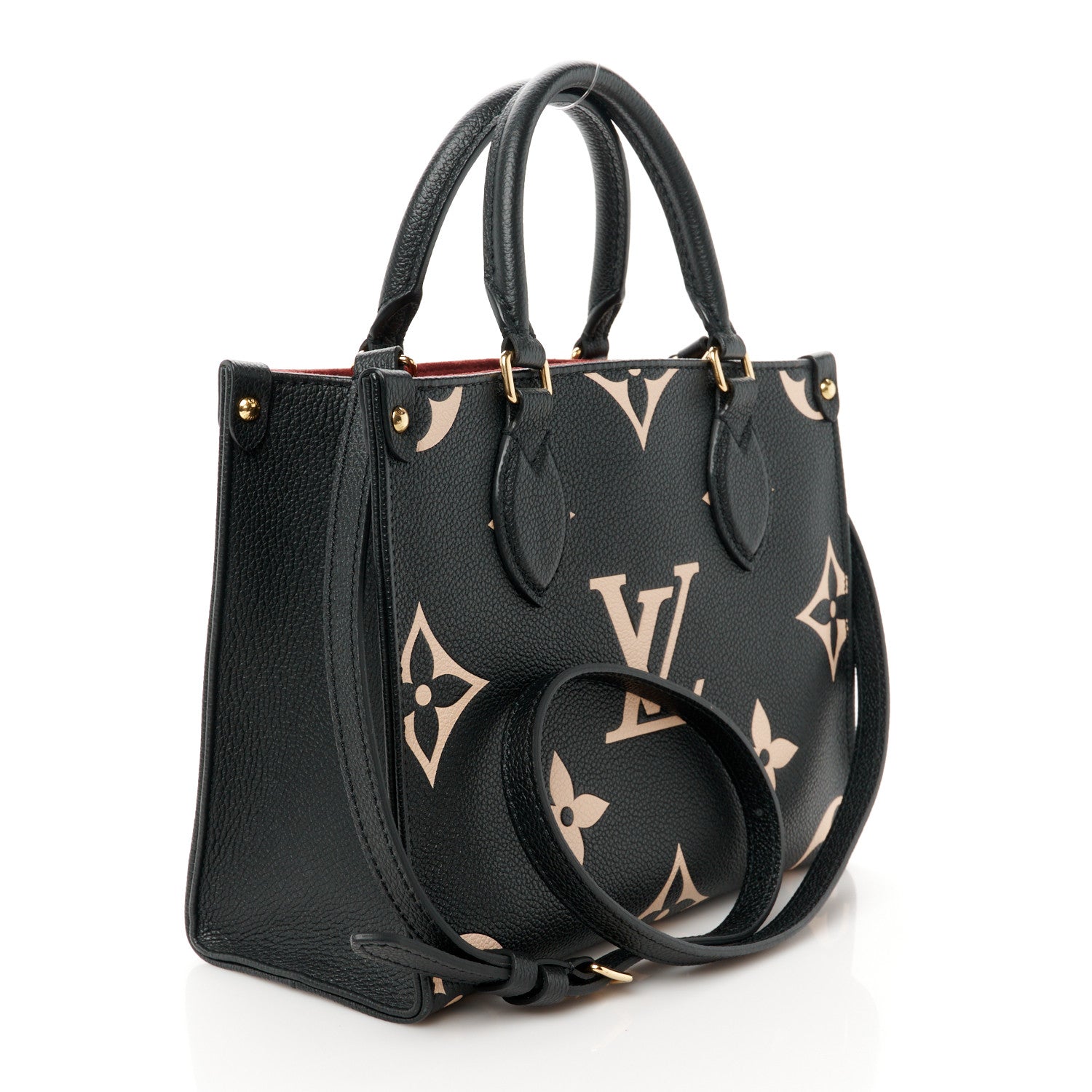 Louis Vuitton Empreinte Monogram Giant Onthego PM Black Beige 3 of 10