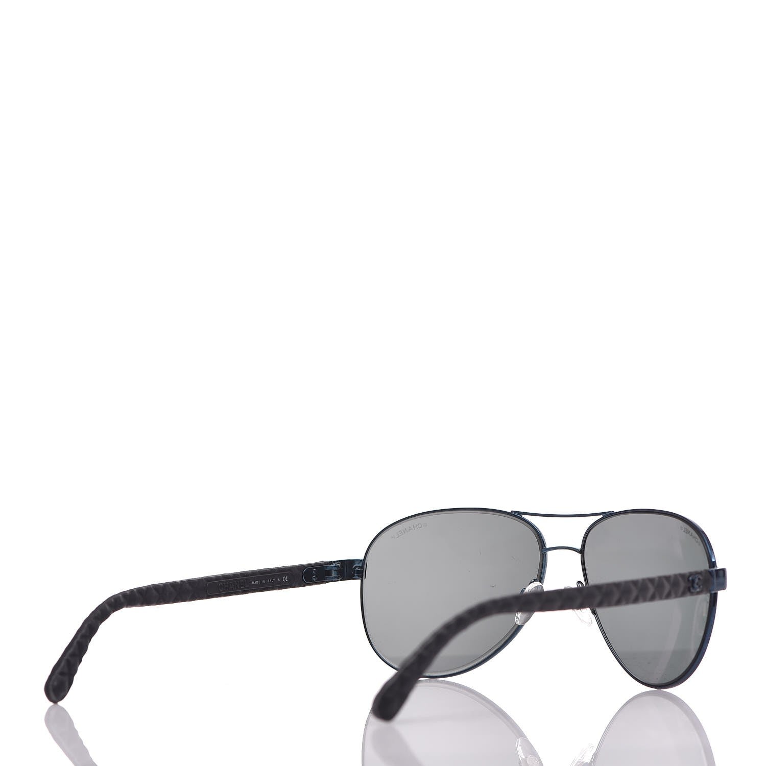 Chanel Pilot Summer Polarized Aviator Sunglasses 4204-Q Blue 4 of 9