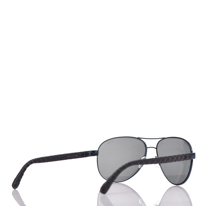 Chanel Pilot Summer Polarized Aviator Sunglasses 4204-Q Blue 4 of 9