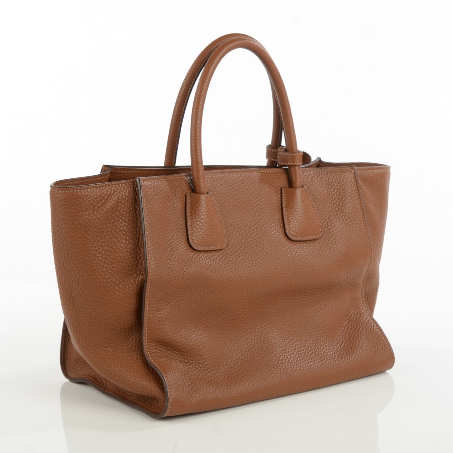 Vitello Daino Tote Caramel