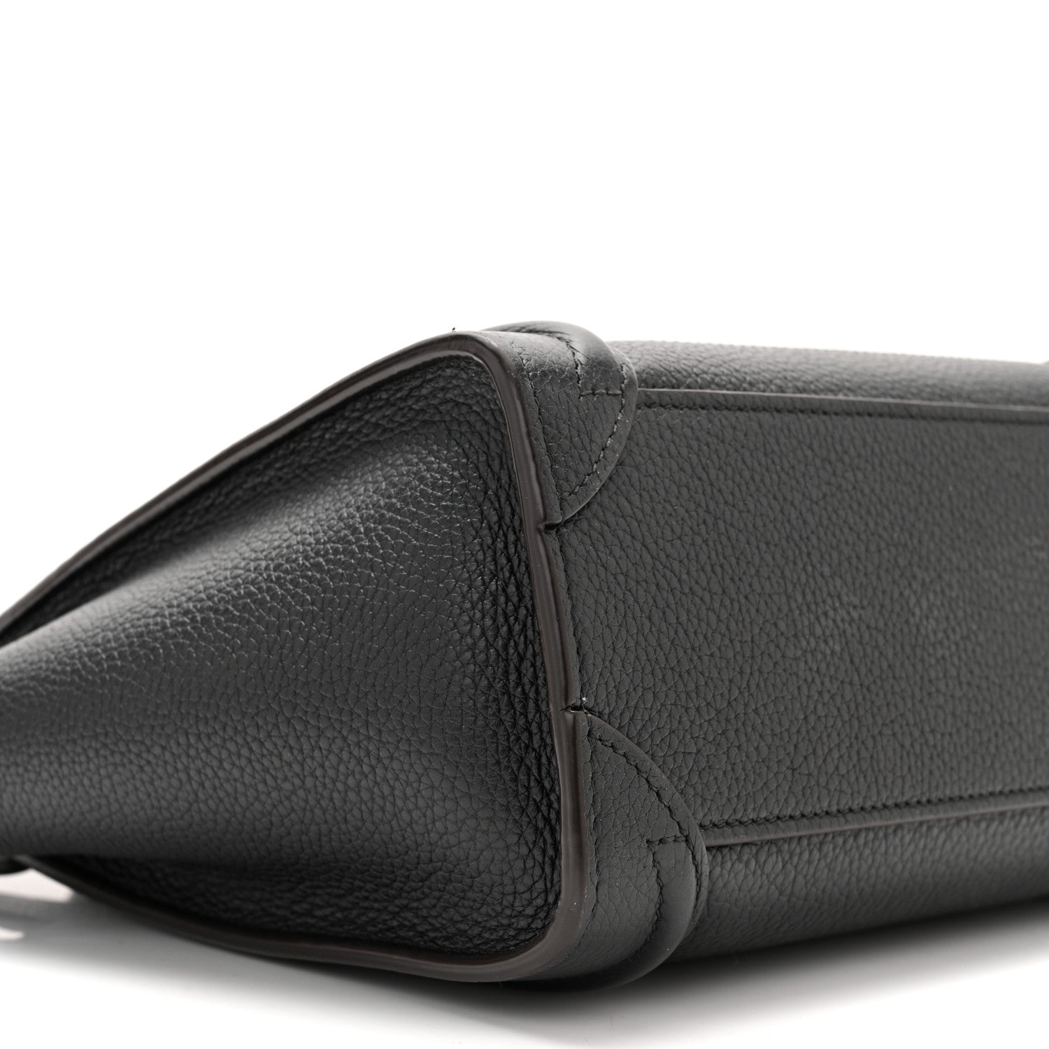 Celine Drummed Calfskin Nano Luggage Black 8 of 9