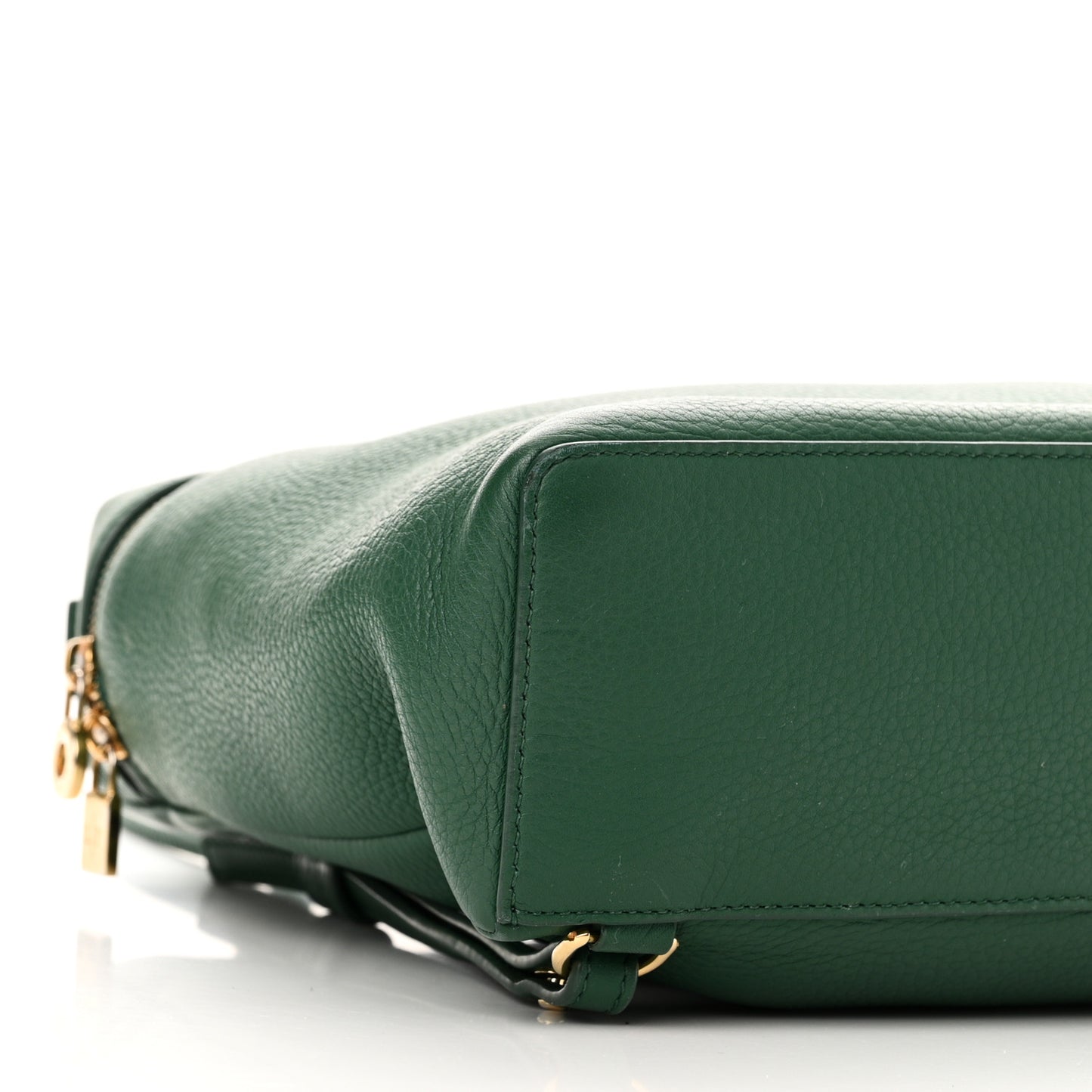 Grained Calfskin L23.5 Extra Pocket Backpack Forest Leaves