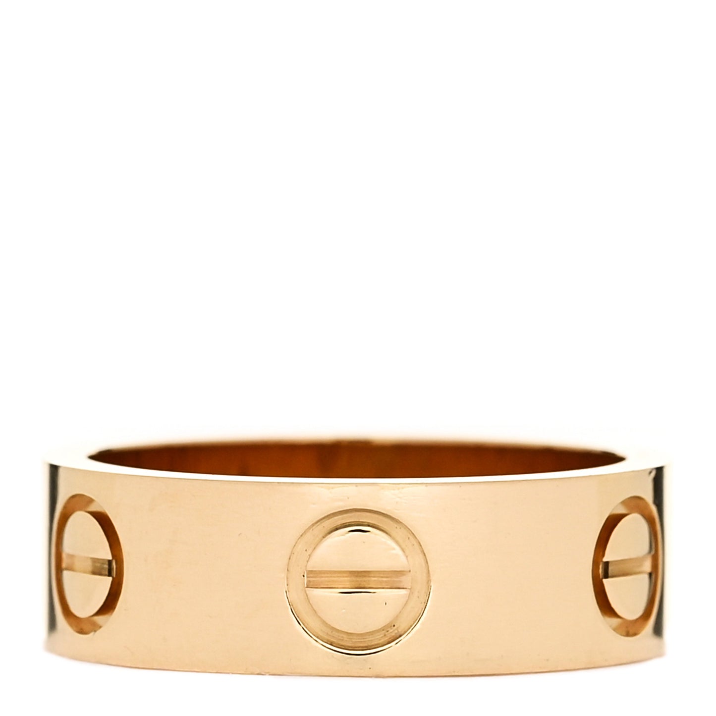 18K Yellow Gold 5.5mm LOVE Ring 48 4.5