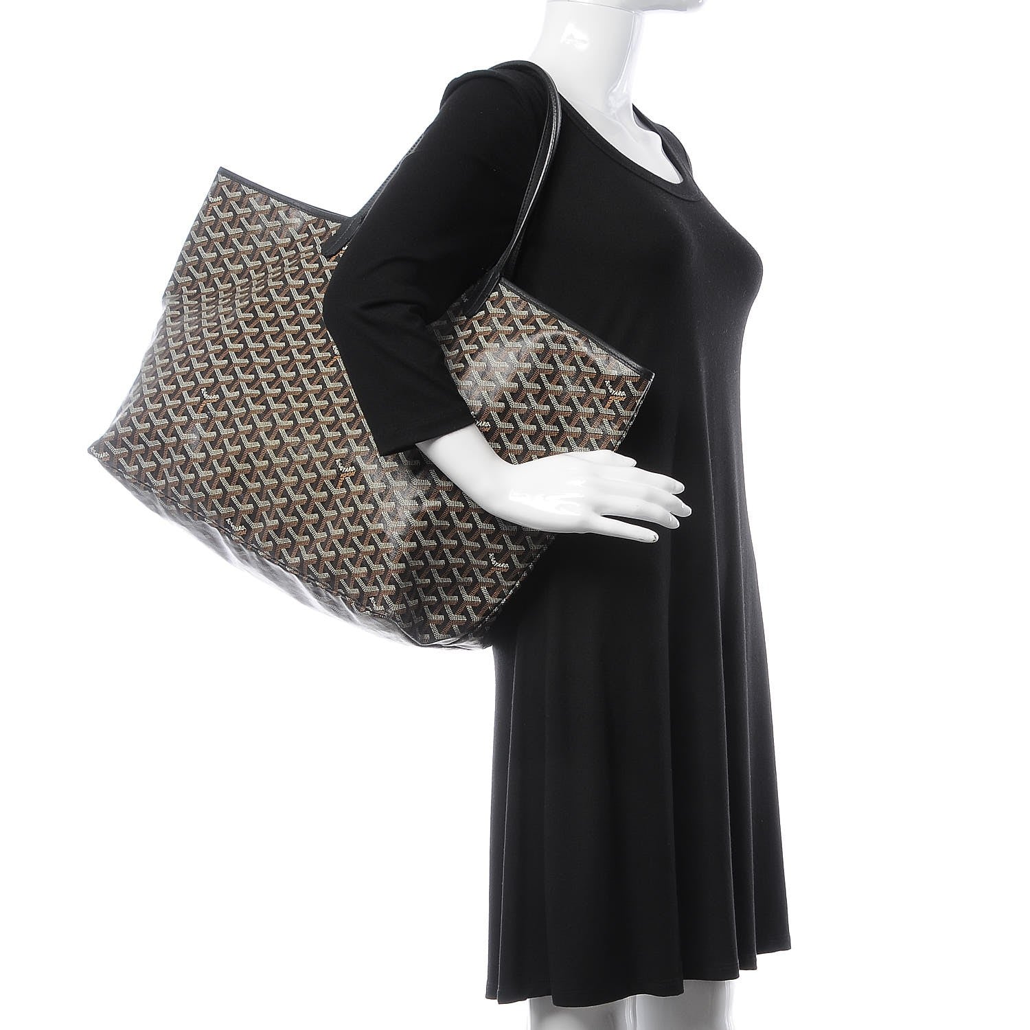 Goyard Goyardine Saint Louis GM Black 2 of 14