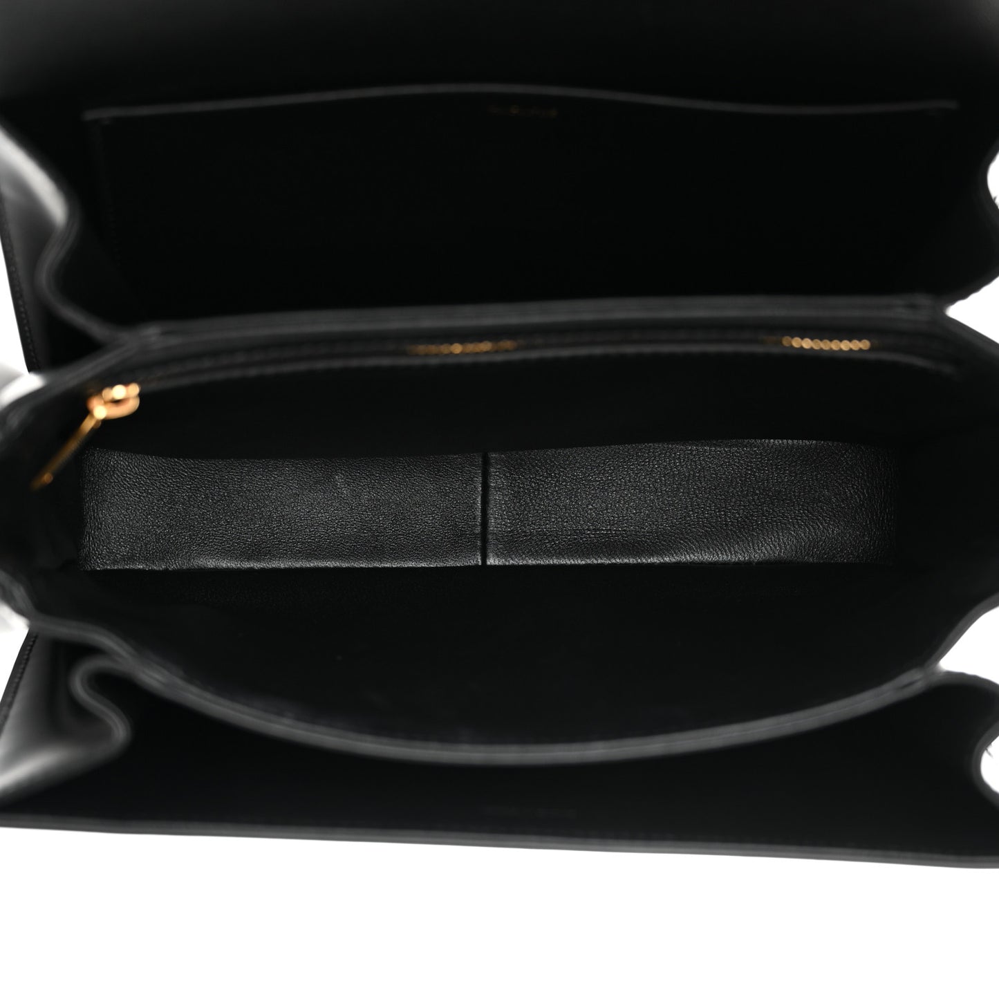 Shiny Calfskin Medium Triomphe Black
