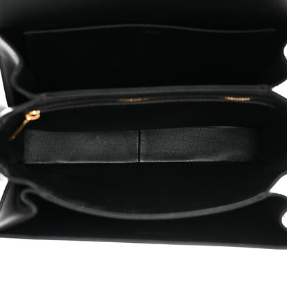 Celine Shiny Calfskin Medium Triomphe Black 5 of 11
