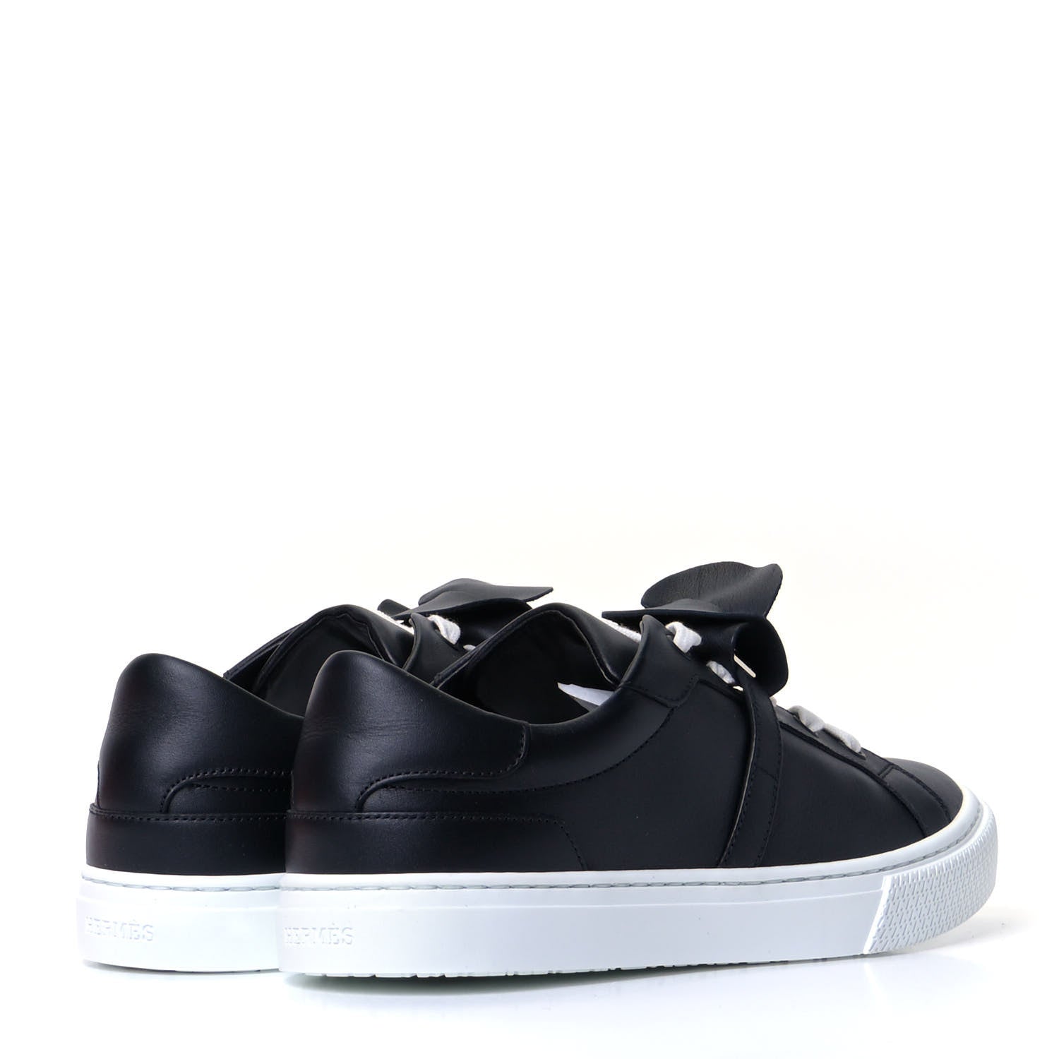 Hermes Calfskin Day Sneakers 36.5 Black 3 of 9