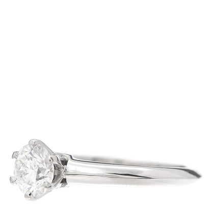 Tiffany Platinum Diamond .80ct Solitaire Engagement Ring 52 6 3 of 8
