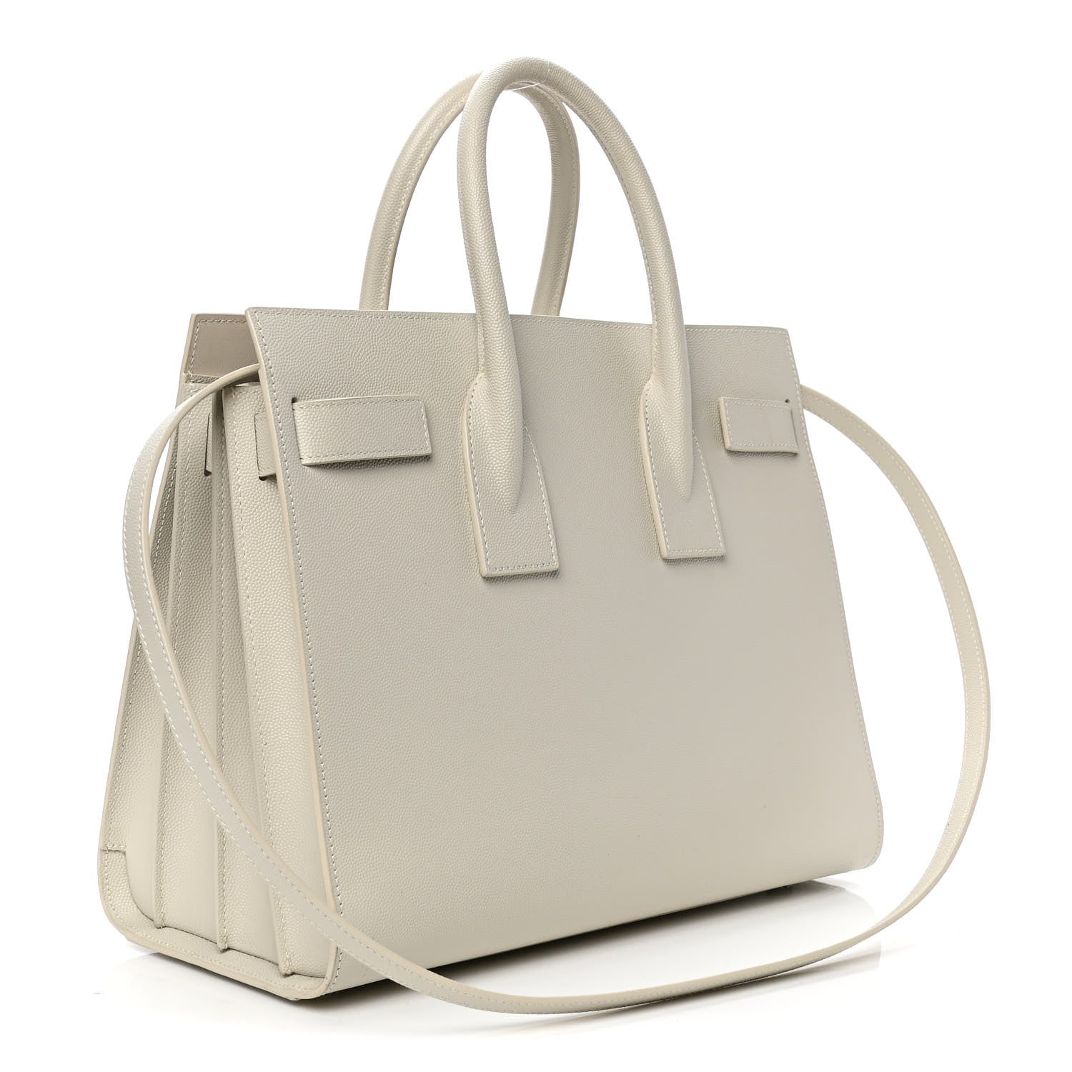 Saint Laurent Grain De Poudre Small Sac De Jour Crema Soft 2 of 5