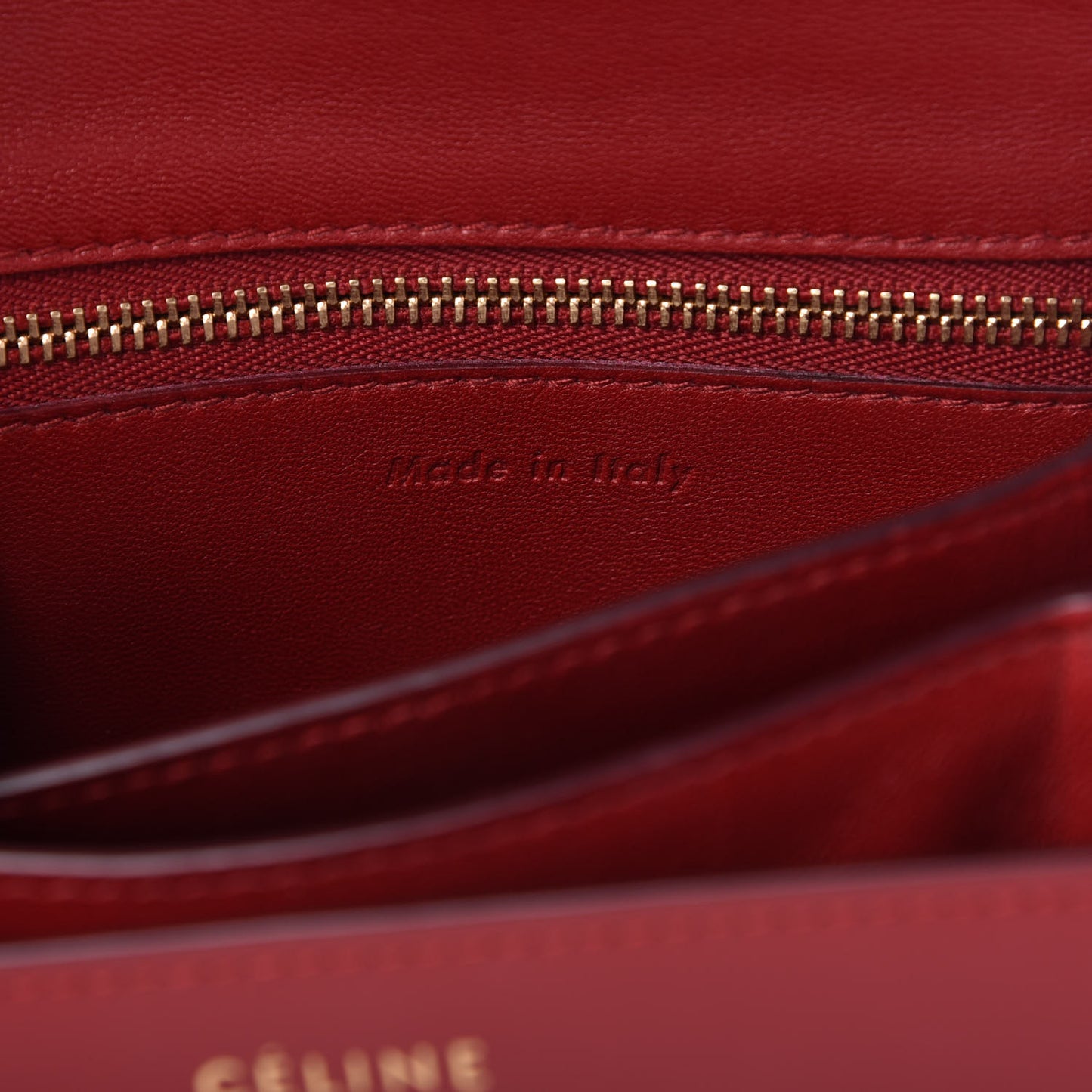 Box Calfskin Small Classic Box Flap Bag Red