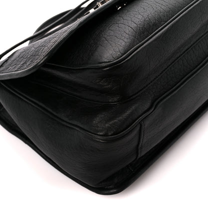 Saint Laurent Grained Lambskin Monogram Medium Niki Chain Satchel Black 10 of 11