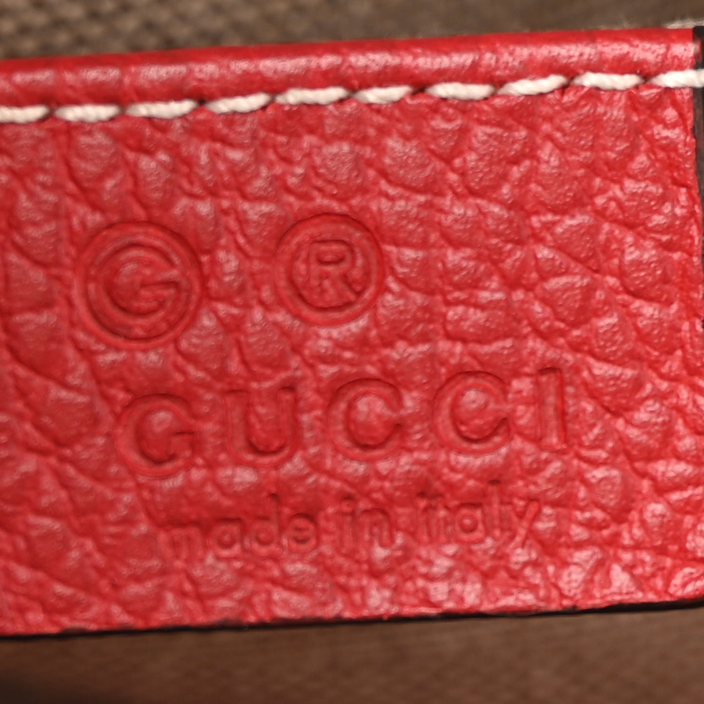 Monogram Mini Bree Messenger Bag Red