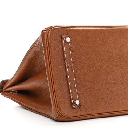 Hermes Natural Barenia Faubourg Birkin 35 Fauve 9 of 13