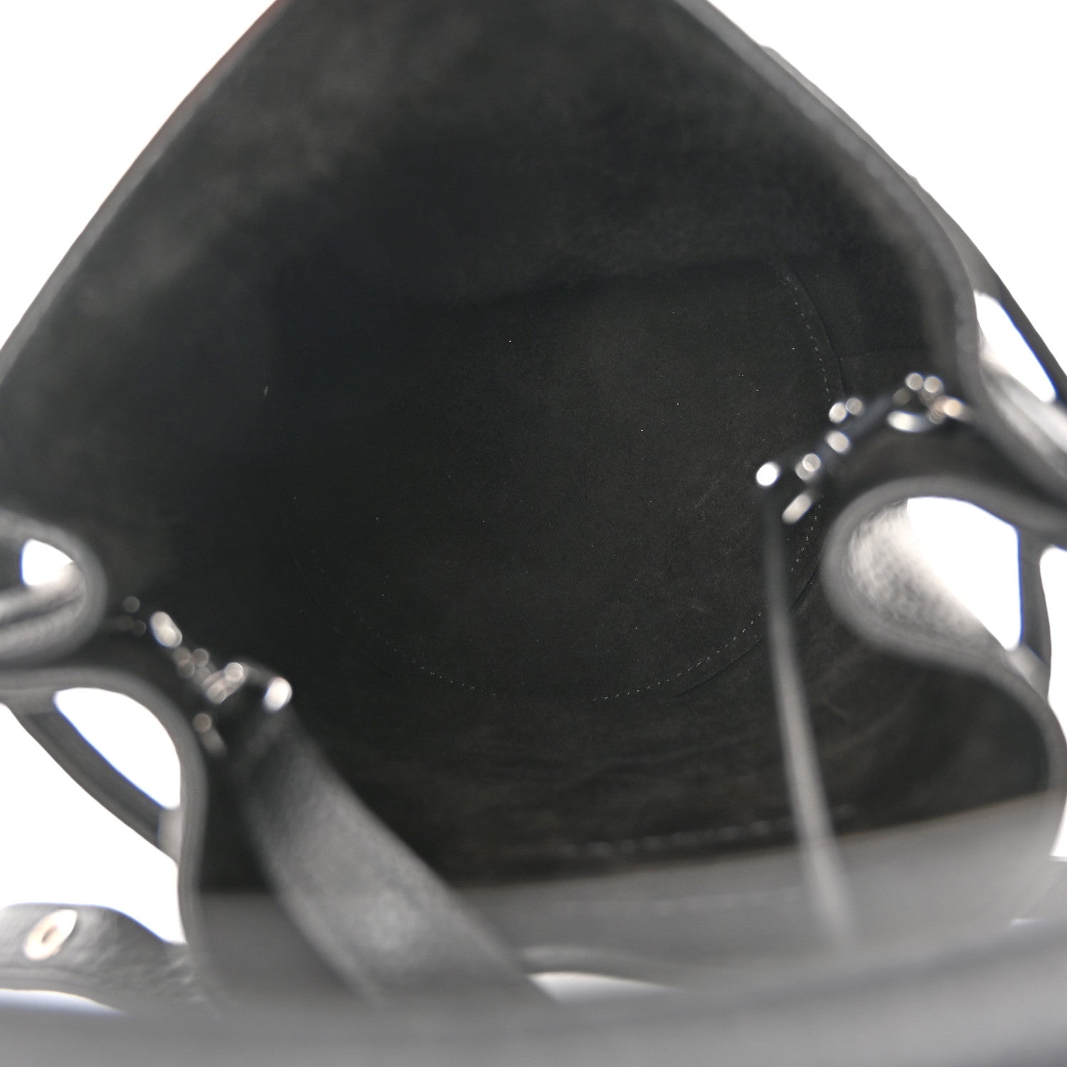 Celine Supple Grained Calfskin Nano Big Bag Bucket Black 5 of 9