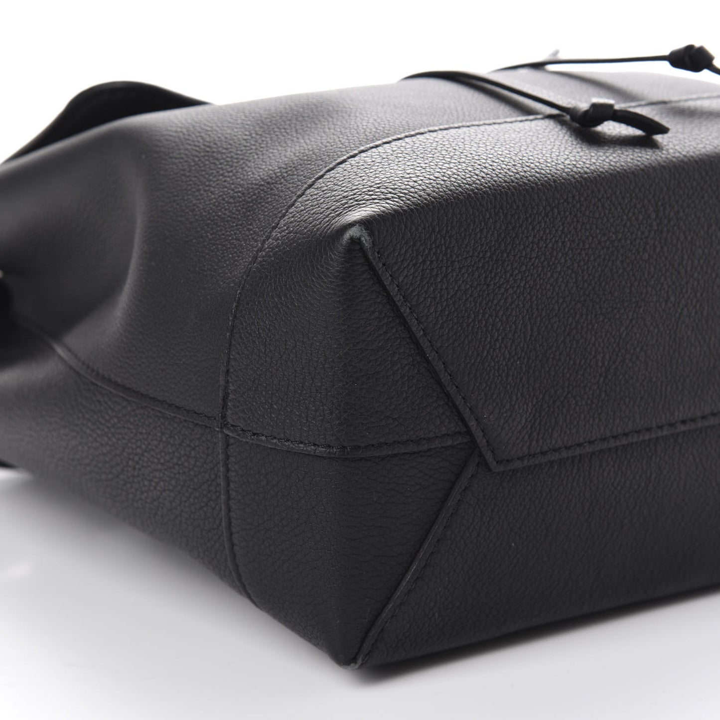 Calfskin Lockme Backpack Black