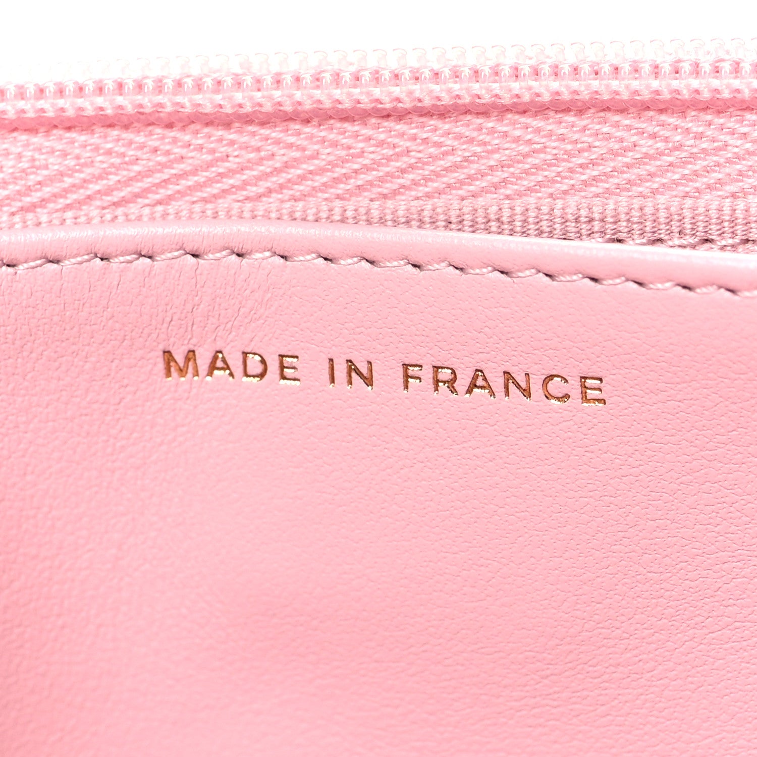 Chanel Caviar Quilted Wallet on Chain WOC Light Pink 7 of 12