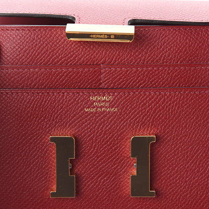 Hermes Epsom Constance Short Wallet Rouge Grenat 5 of 5