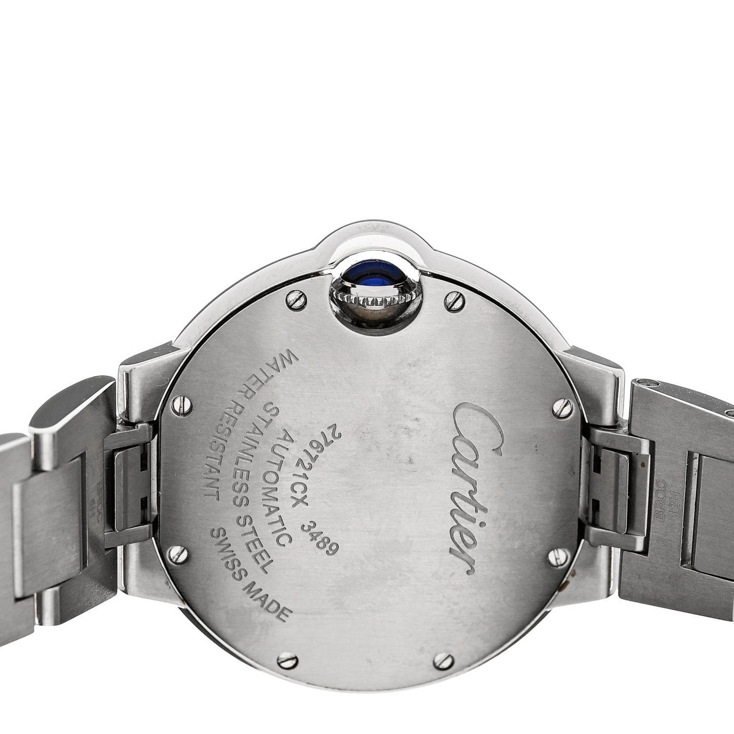 Stainless Steel Diamond 33mm Ballon Bleu De Cartier Automatic Watch
