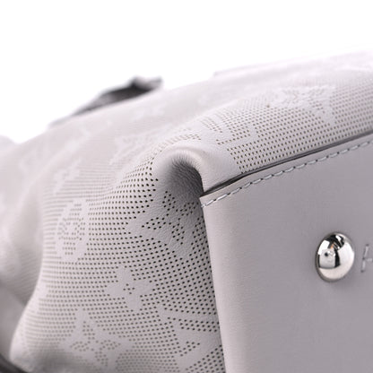 Louis Vuitton Reverse Mahina Carmel Hobo Gris Souris Gray 9 of 10