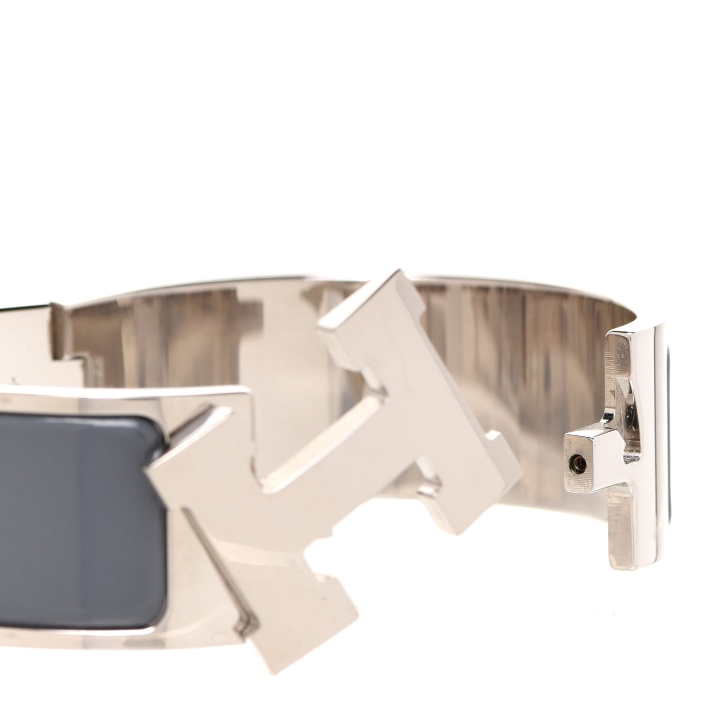 Enamel Wide Clic Clac H Bracelet PM Ardoise