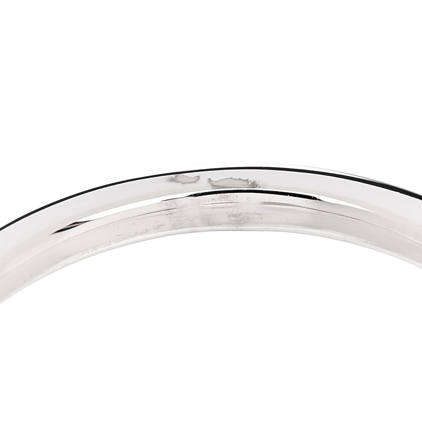 18K White Gold Diamond T Wire Ring 54 6.75