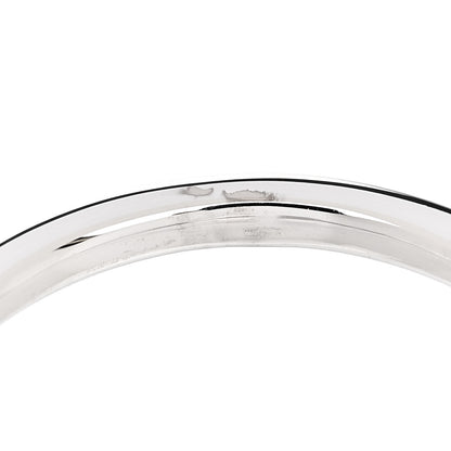 Tiffany 18K White Gold Diamond T Wire Ring 54 6.75 5 of 6