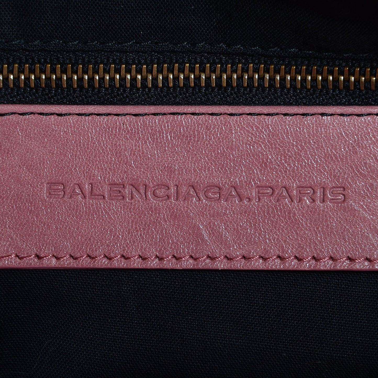 Agneau Classic Hardware Flat Handle Clutch Rose Bruyere