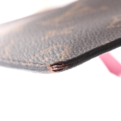 Louis Vuitton Monogram Felicie Chain Wallet Zippered Insert Fuchsia 9 of 10