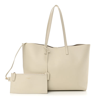 Saint Laurent Calfskin Large Shopping Tote Porcellana 3 of 17