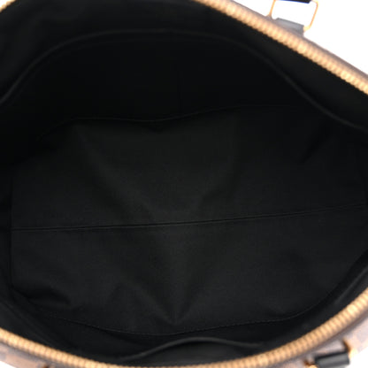 Louis Vuitton Damier Ebene Odeon Tote MM Black 5 of 10
