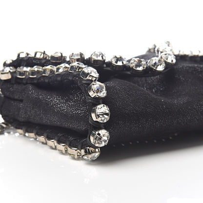 Stella McCartney Shaggy Deer Tiny Fold Over Falabella Crystal Crossbody Black 7 of 8