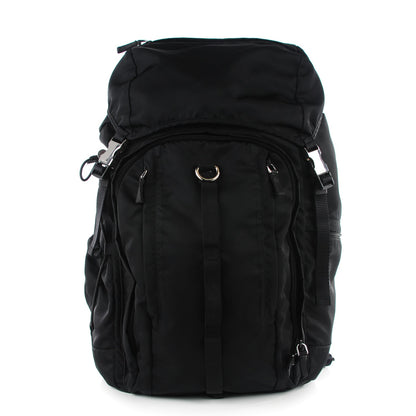 Prada Tessuto Nylon Double Buckle Backpack Black 1 of 9