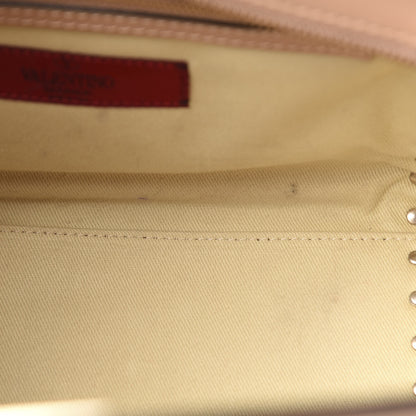 Valentino Garavani Vitello Small Rockstud Double Handle Tote Skin Sorbet 8 of 10