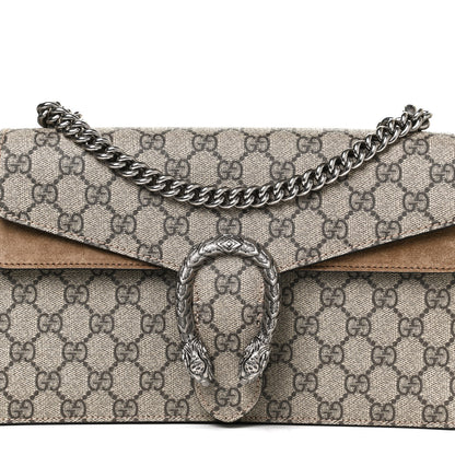 Gucci GG Supreme Monogram Small Dionysus Shoulder Bag Taupe 9 of 13
